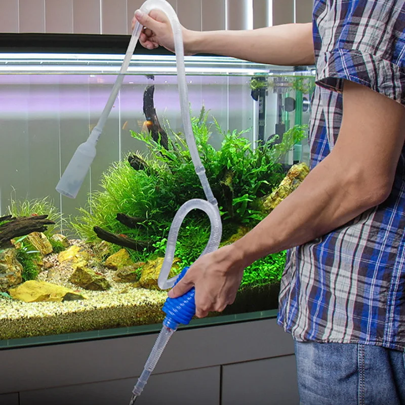 Marine Aquarium Glass Cleaner - Aquarium Siphon Aquarium Siphon Staubsauger Pumpe
