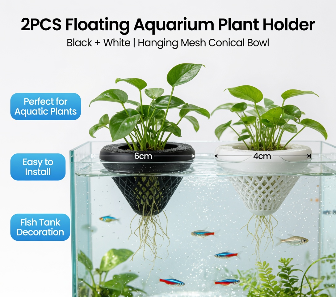 2 Stück Schwimmende Aquarien-P – Marine Aquarium For Sale Bewertung und Preis