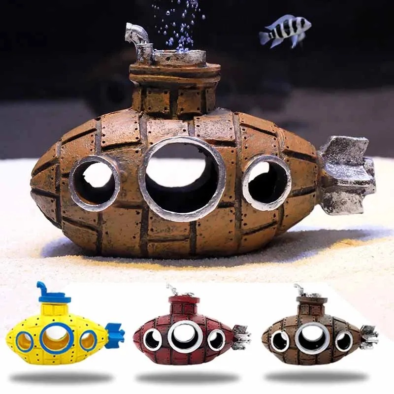Harz-U-Boot-Ornamente für Aqua – Marine Aquarium For Sale Bewertung und Preis
