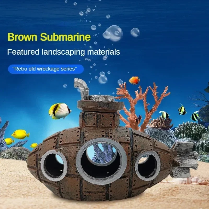 Harz-U-Boot-Ornamente für Aqua – Marine Aquarium For Sale Bewertung und Preis